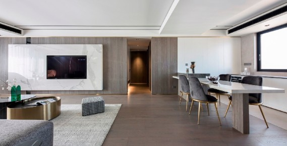 阳光天地146平轻奢风