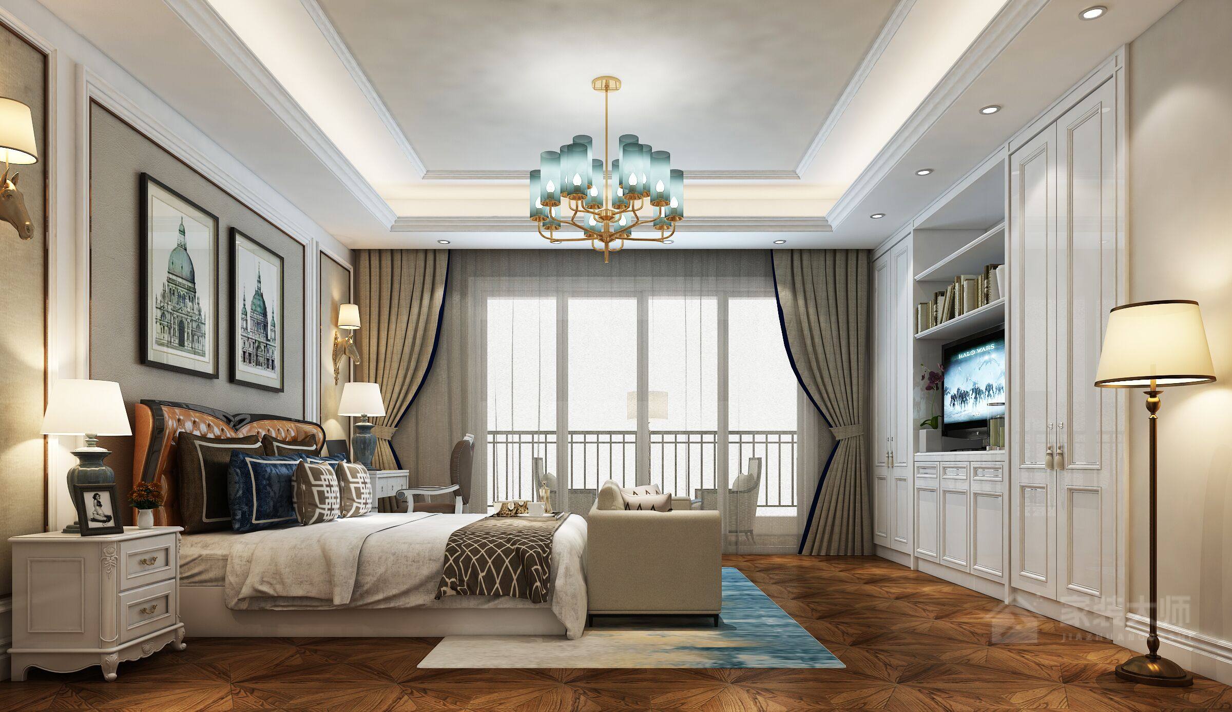 山水庭苑235㎡简欧风格