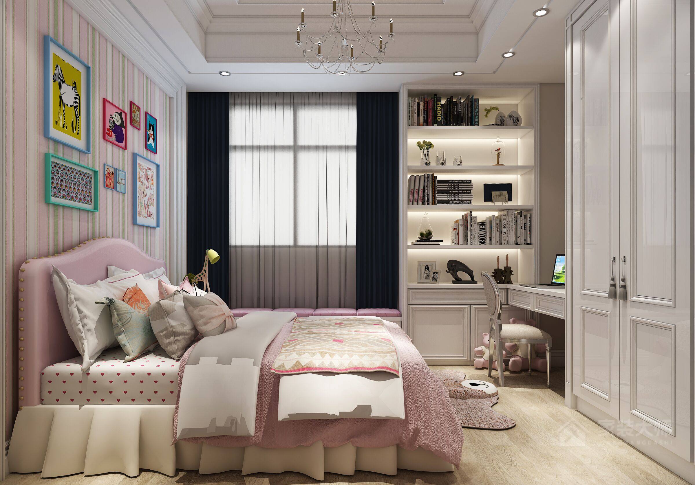 山水庭苑235㎡简欧风格