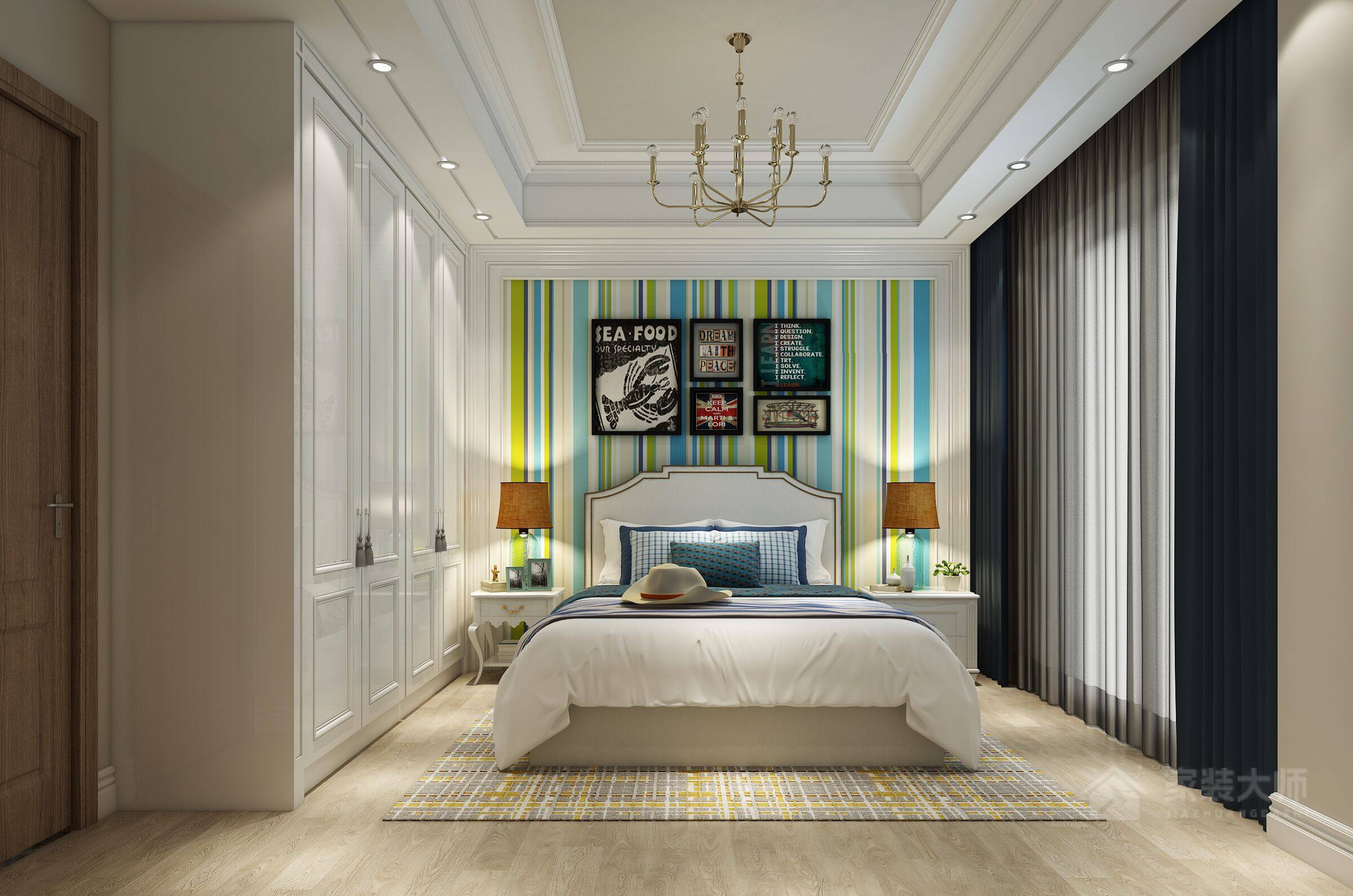 山水庭苑235㎡简欧风格