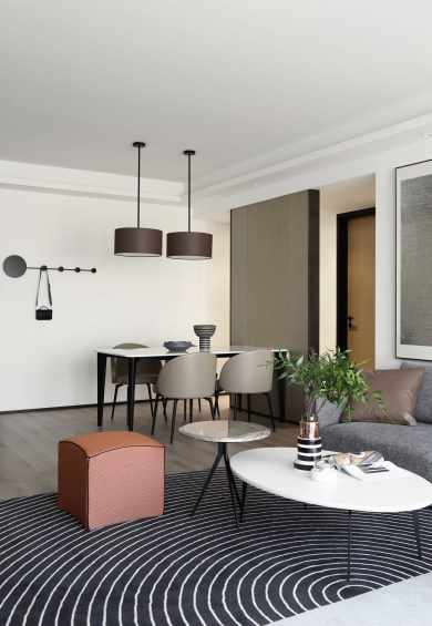 旭辉城150平简约风格