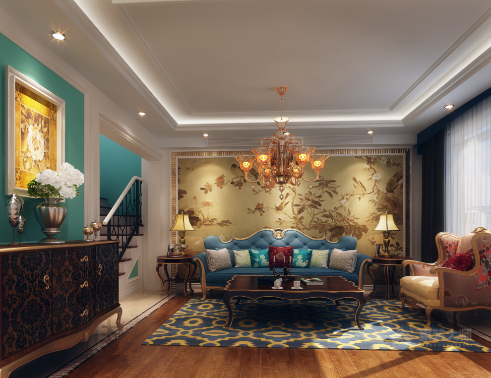 御珑墅欧式风格130平米