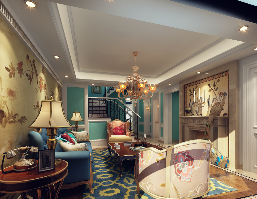 御珑墅欧式风格130平米