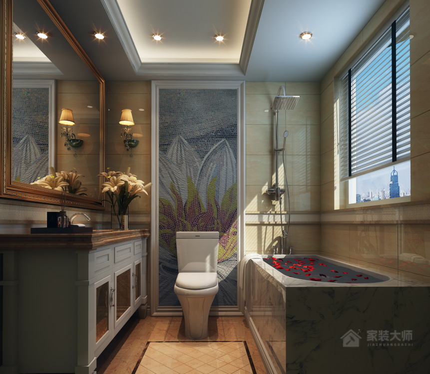 御珑墅欧式风格130平米