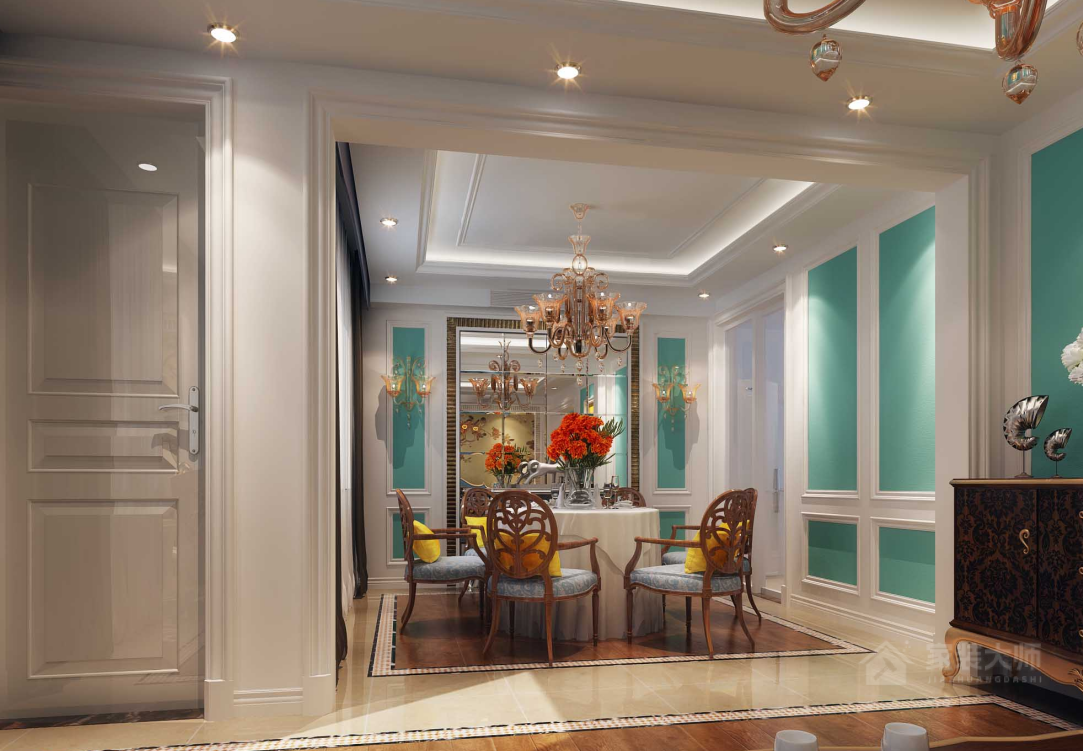 御珑墅欧式风格130平米