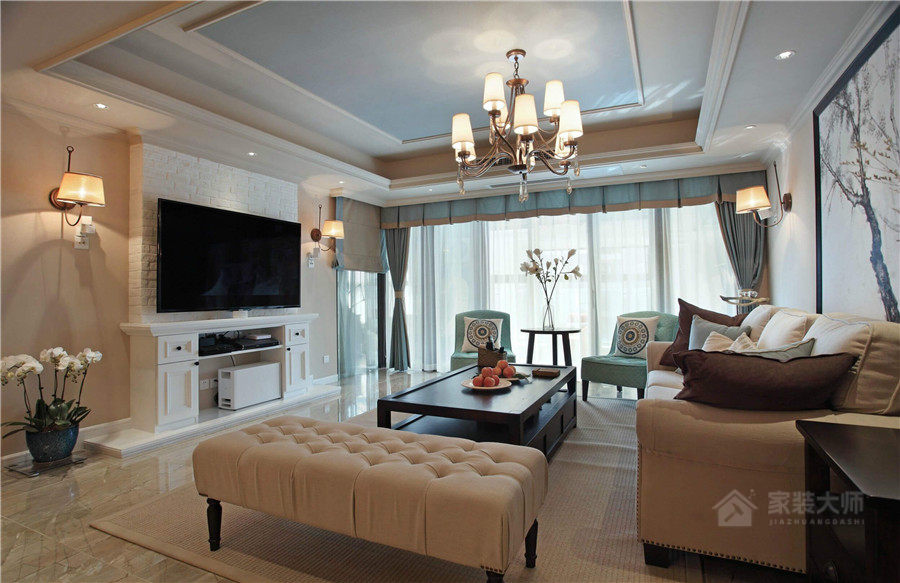 华侨城 普通住宅 | 180㎡ |简欧