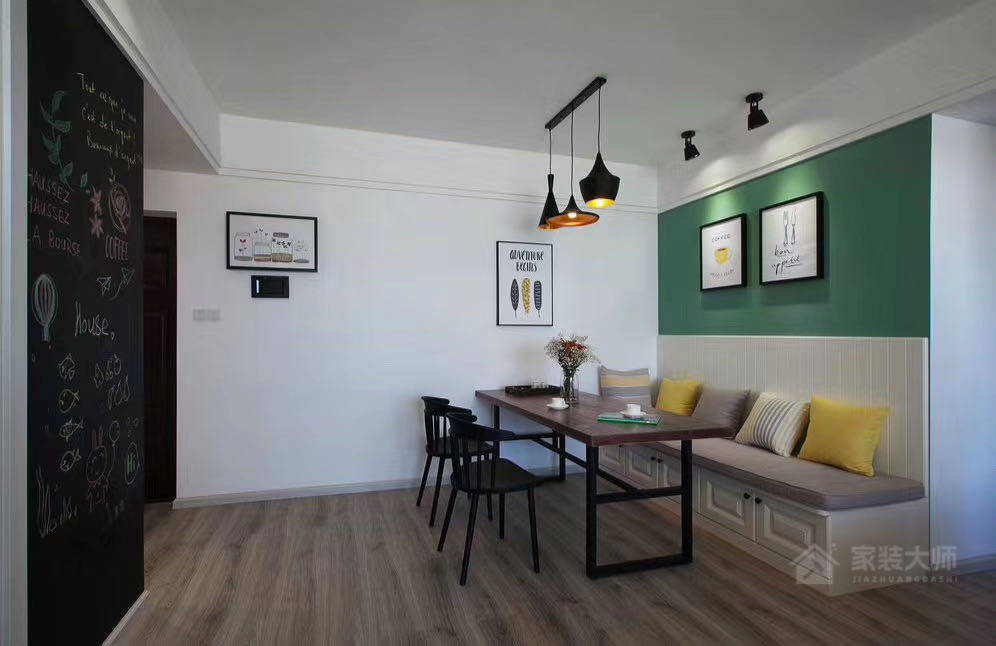 融城绿景110㎡北欧风格