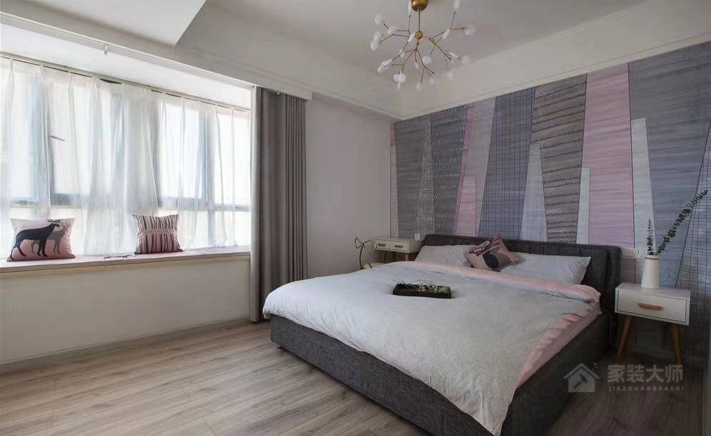 融城绿景110㎡北欧风格