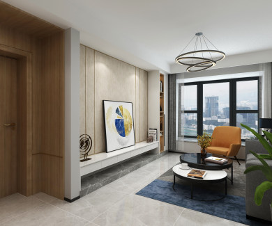 恒大城87平现代简约