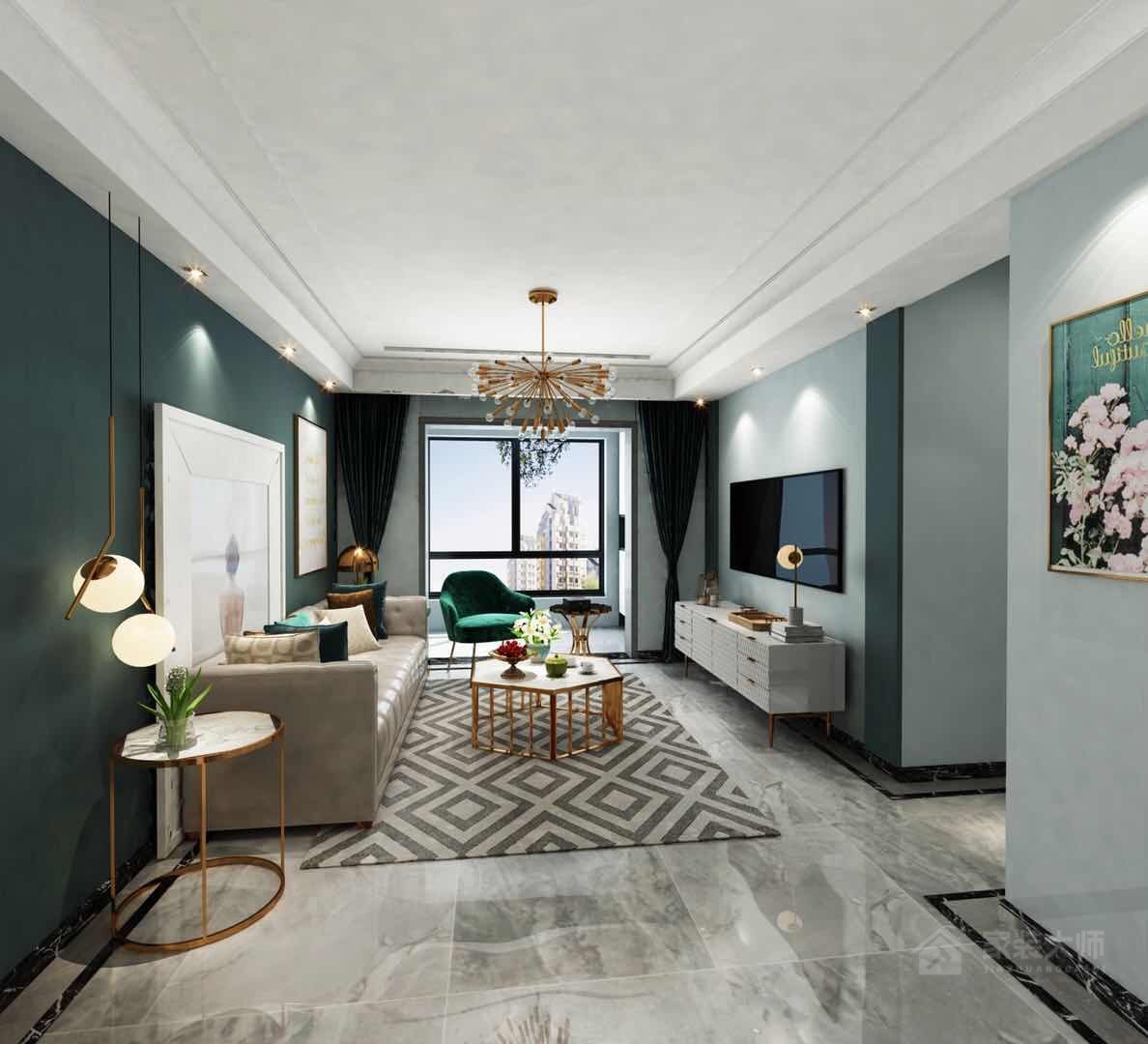 郑州永威城观澜庭89平方现代轻奢