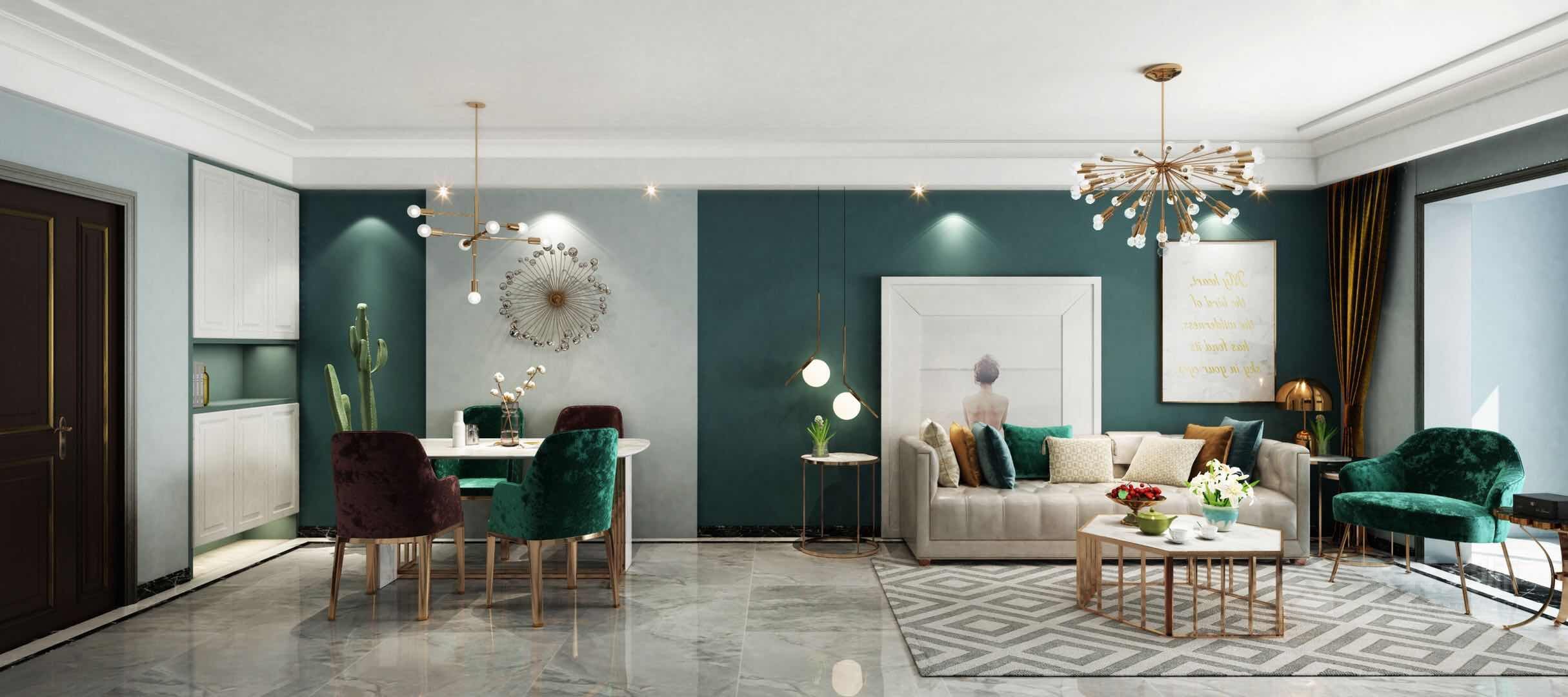 郑州永威城观澜庭89平方现代轻奢